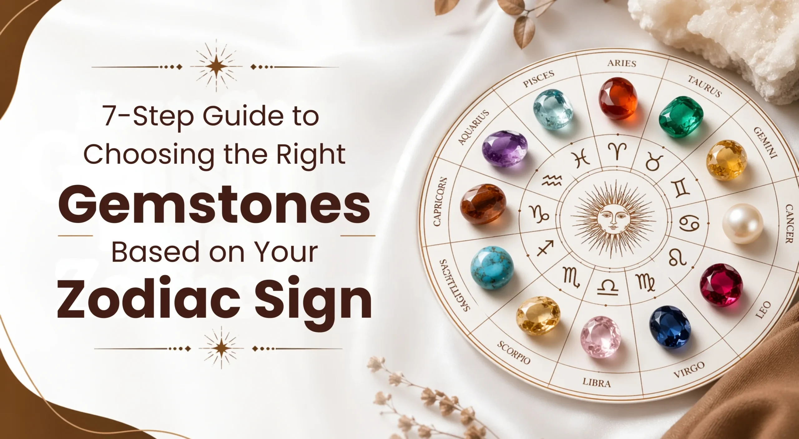 7-Step Guide to Choosing the Right Gemstone Based on Your Zodiac Sign