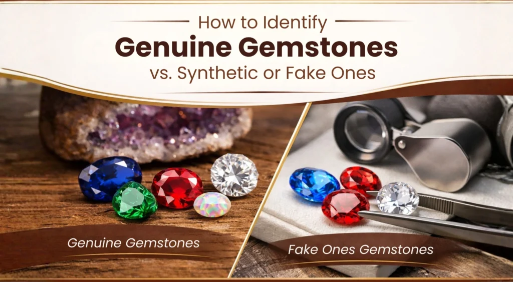 How to Identify Genuine Gemstones vs. Synthetic or Fake Ones